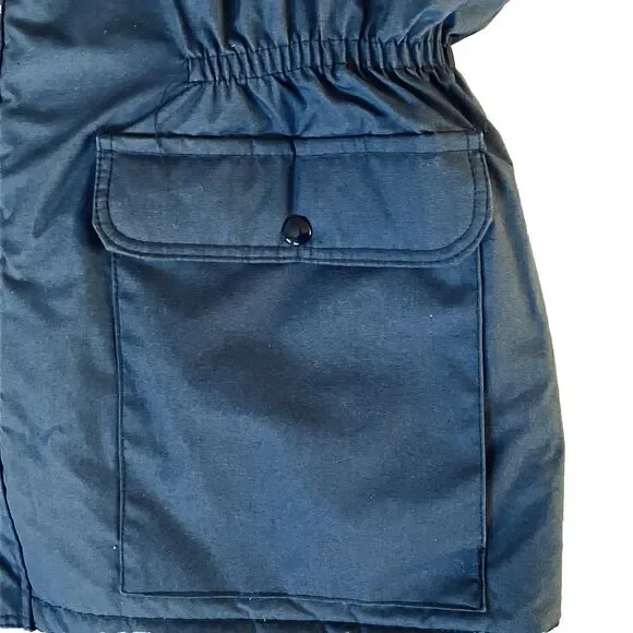 RARE Vtg Swingster Supersweet Feeds Jacket Puffer XXL Blue Winter Farm Ski Y2K - Picture 13 of 16